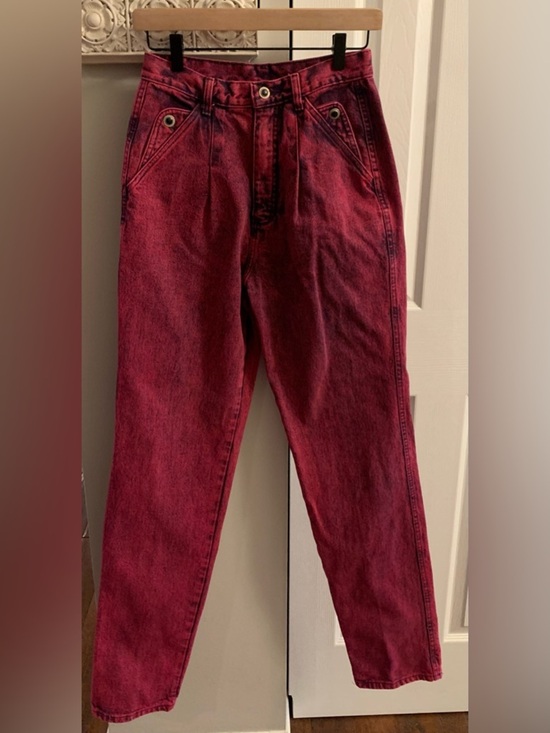 Wrangler Denim - Wrangler Vintage Red Acid Wash Cotton High Rise Western Jeans 80’s-90’s